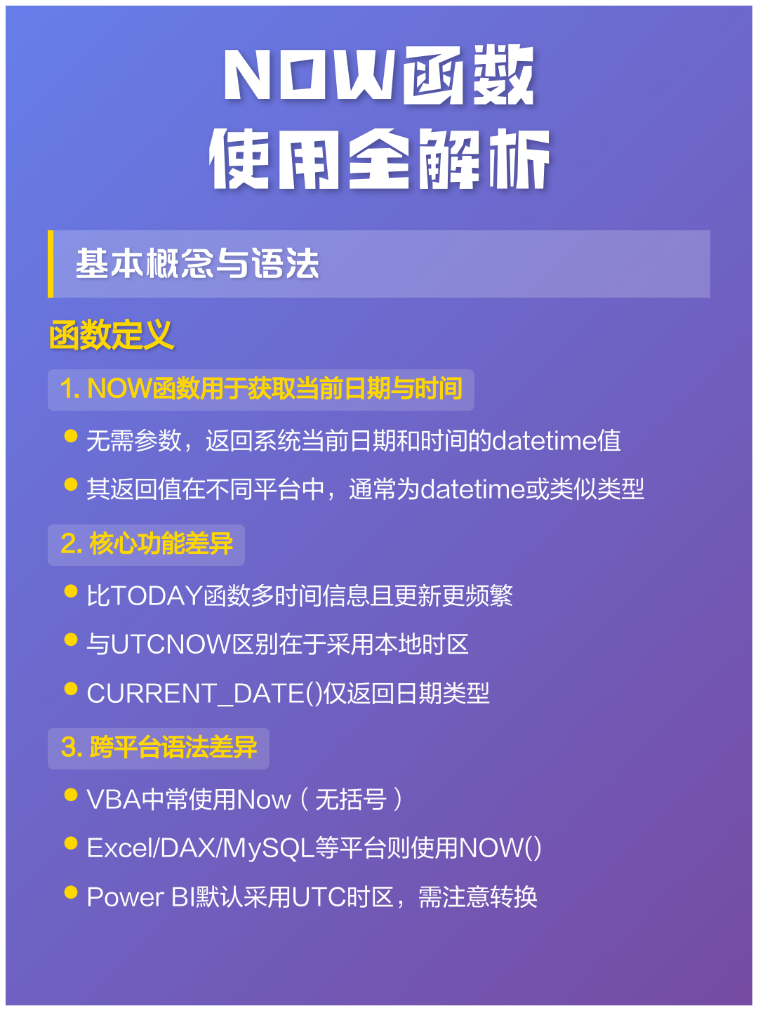 使用now函数获取日期和时间(使用函数快速录入当前日期或时间) 使用now函数获取日期和时间(使用函数快速录入当前日期或时间)