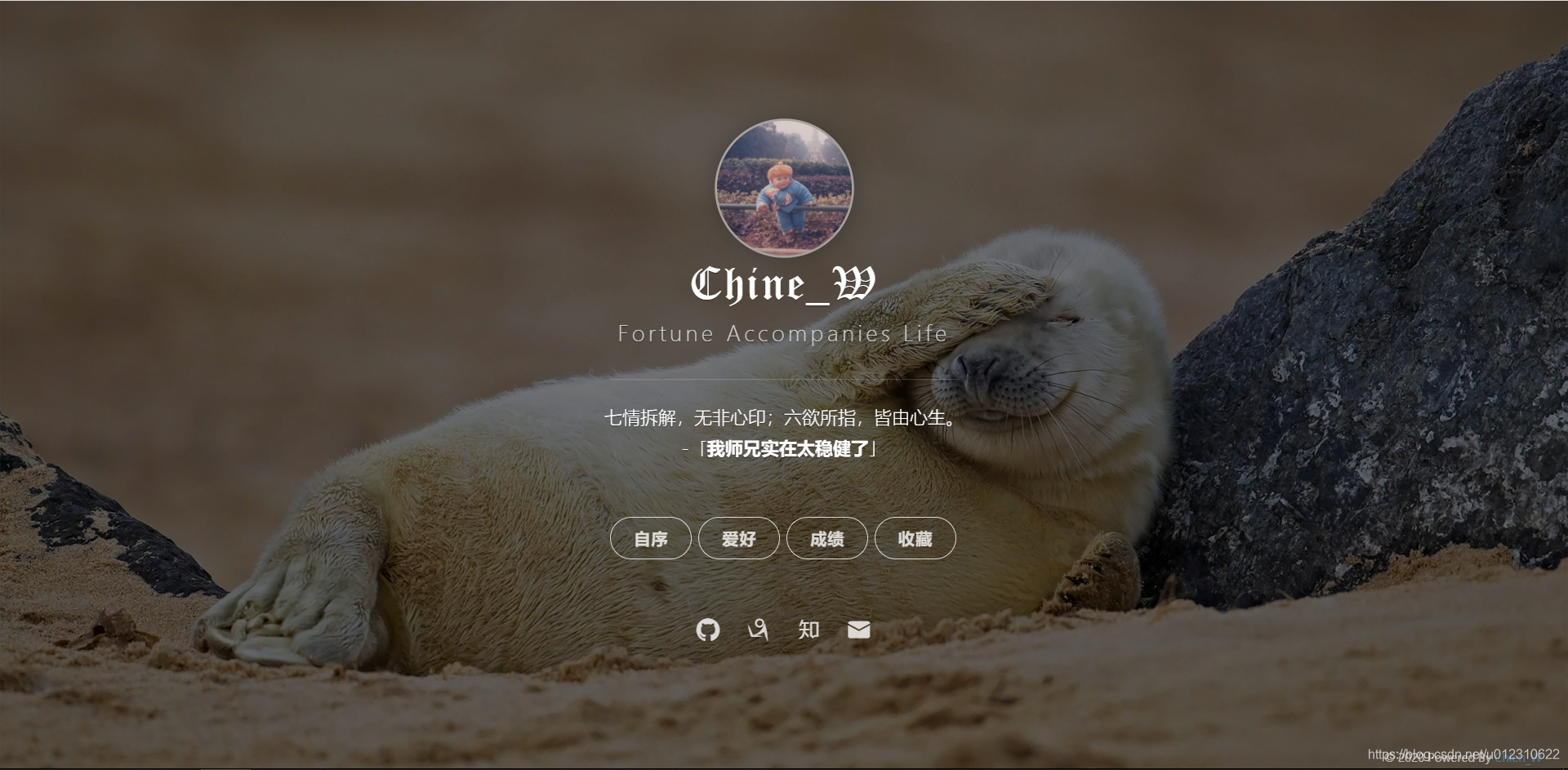 html+css+js个人主页的简单介绍 html+css+js个人主页的简单介绍