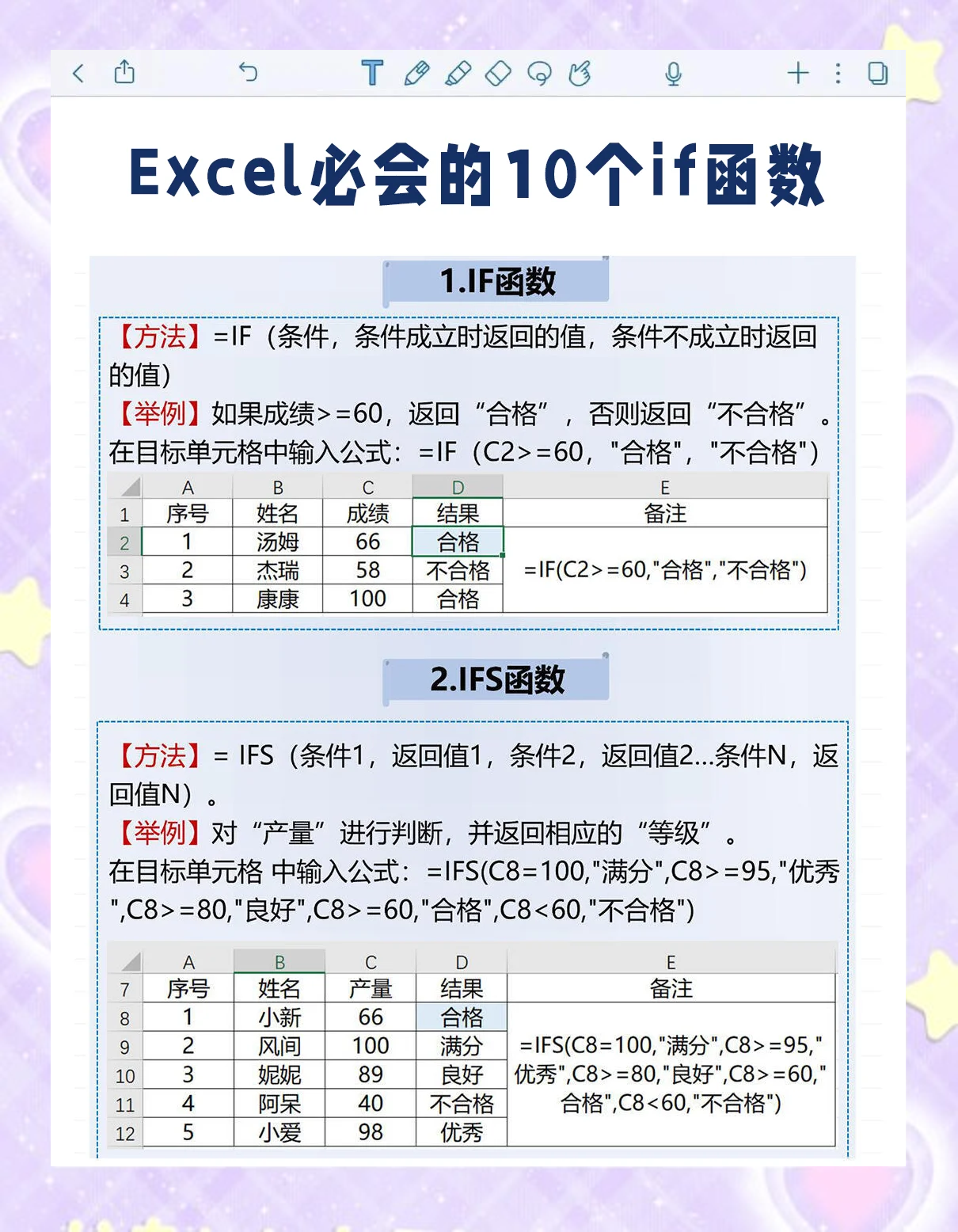 excel函数公式大全pdf(excel函数公式大全除法保留两位小数)