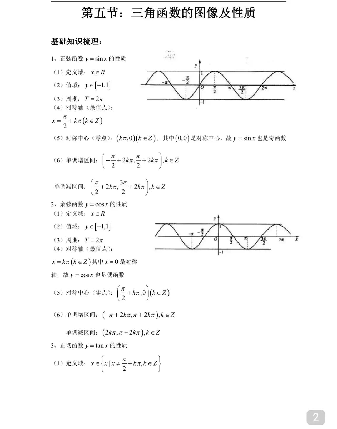 反三角函数的定义域和值域(反三角函数的定义域和值域范围)