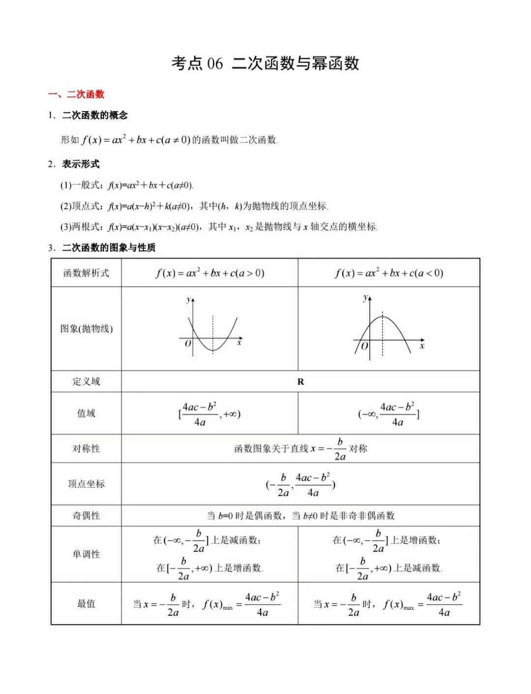 幂函数性质(幂函数性质口诀)