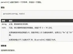 parseint方法(parseInt) parseint方法(parseInt)