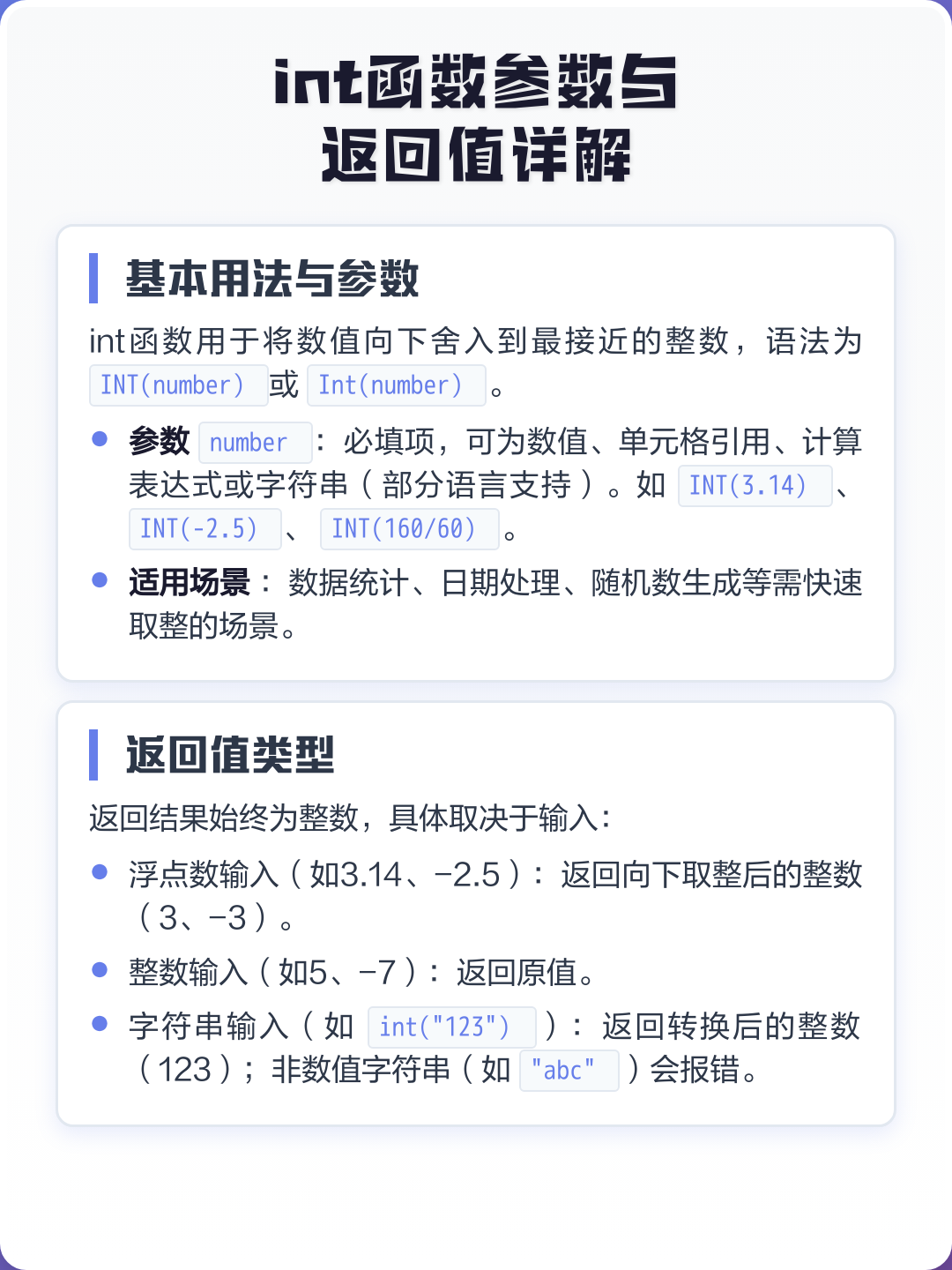 int函数取整怎么使用(int函数向下取整) int函数取整怎么使用(int函数向下取整)