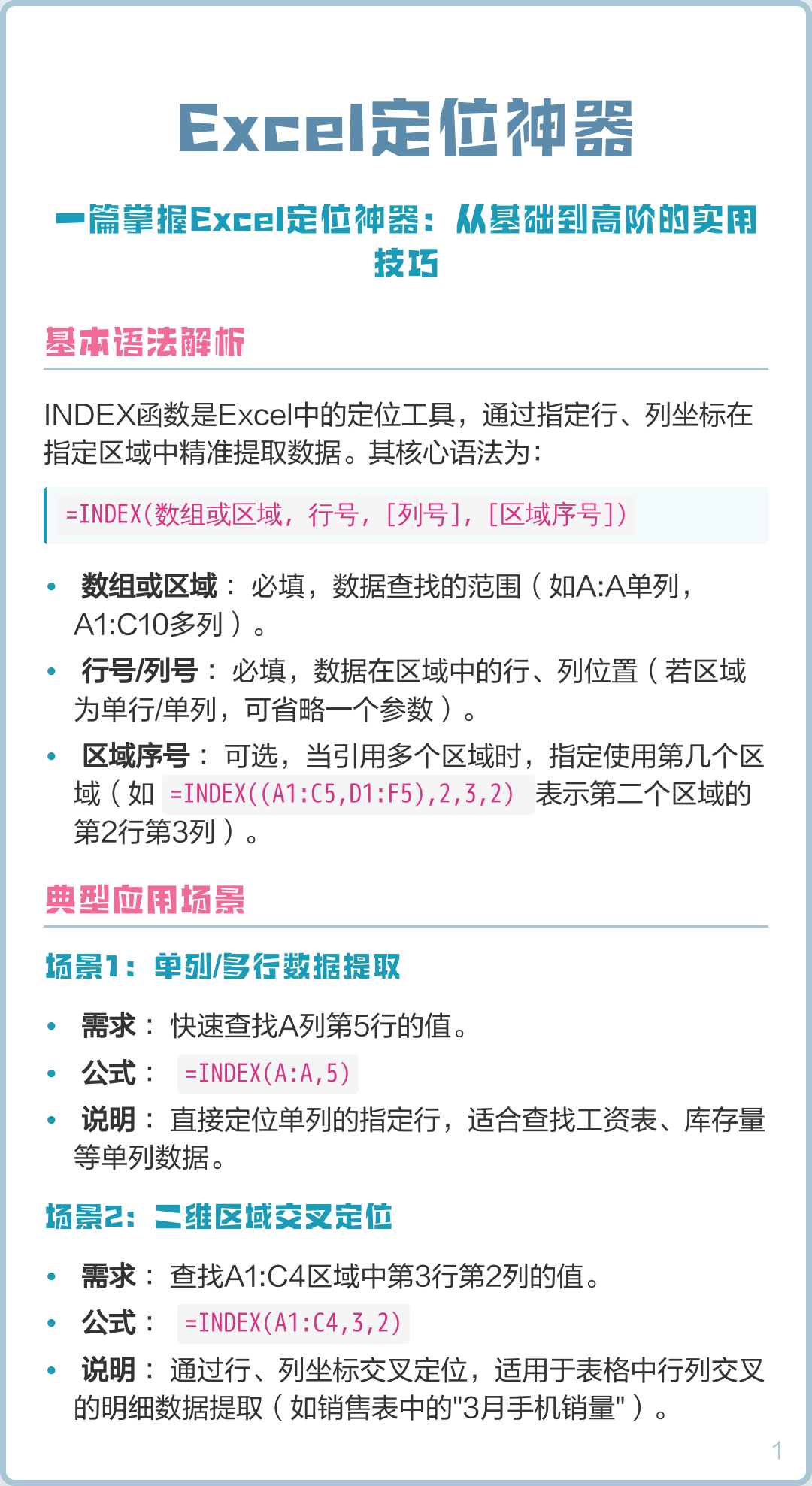 index函数用法详解(index函数的用法和含义) index函数用法详解(index函数的用法和含义)