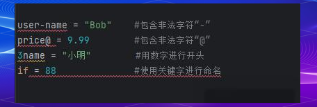 python语言变量命名规则(Python变量命名规则关键字避让有哪些)