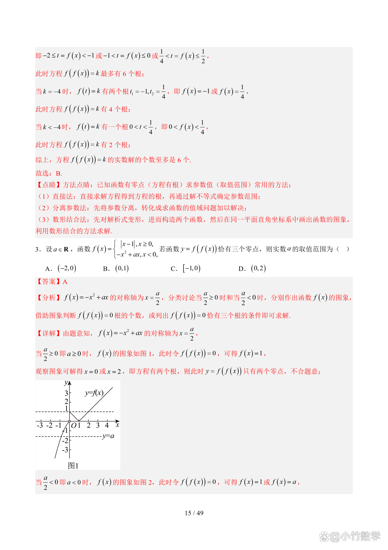 高中嵌套函数专题(高一嵌套函数高频考点) 高中嵌套函数专题(高一嵌套函数高频考点)